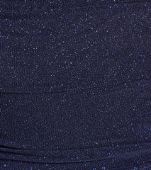 Jaenessa Cold Shoulder Glitter Mermaid Formal Dress