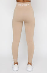 Coffee Date Seamless Leggings Sand