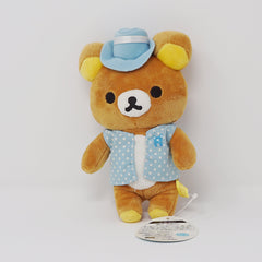 2011 Rilakkuma with Blue Hat Prize Prize Plush - Colorful Summer Theme