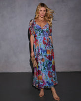 Sweet Blooms Floral Maxi Dress