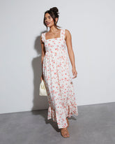 Cottagecore Floral Maxi Dress