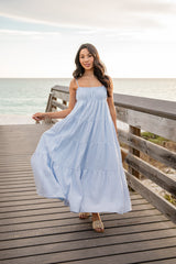 Sail Away Tiered Maxi Dress