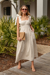 Positano Paseo Natural Maxi Dress