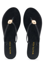 Colt Thong Sandals Black PU