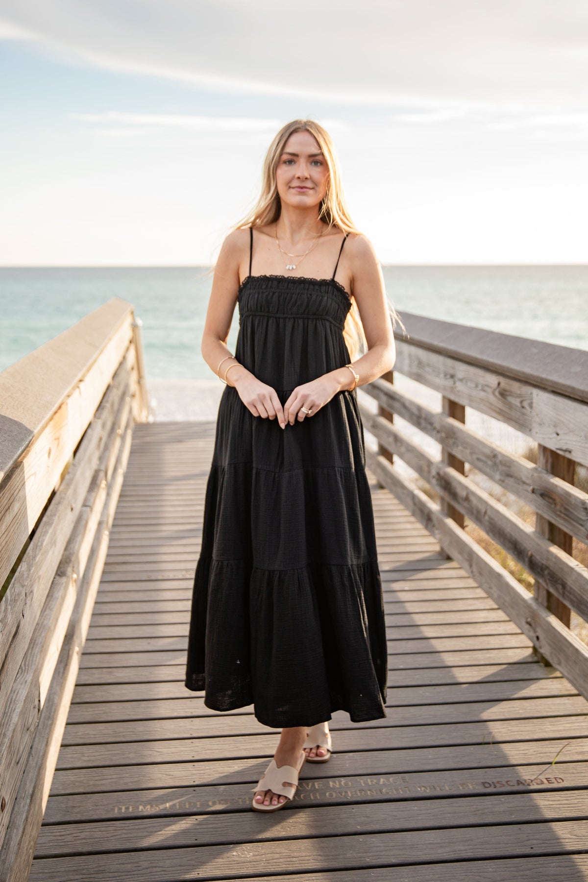 Sail Away Tiered Maxi Dress