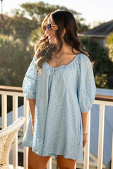 Delicate Charm Eyelet Romper