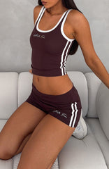 Empty Promises Fold Over Shorts Chocolate