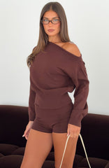 Everything To Everybody Sweater Dark Chocolate